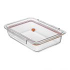 Контейнер для запекания и хранения click glass с крышкой 2.4 л
