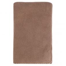 Плед из стираного хлопка цвета мокко из коллекции essential, 130x180 см Tkano
