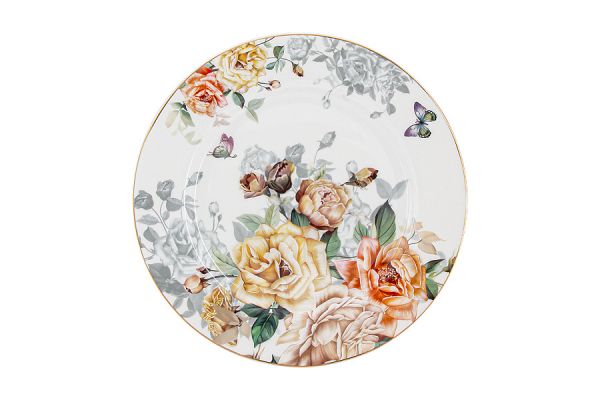 Набор закусочных тарелок Розамунда, белый, 20,5 см, 2 шт Anna Lafarg Primavera