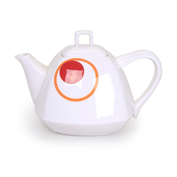 Чайный сервиз АККУ Круги из костяного фарфора на 6 персон 15 предметов