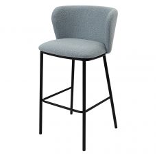 Стул барный foggy, букле, голубая пудра Bergenson Bjorn