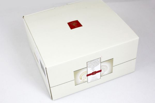 Новогодний подарочный набор (белое золото), костяной фарфор, АККУ