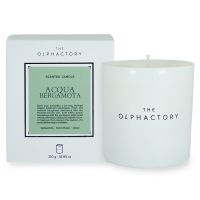 Свеча ароматическая the olphactory, white insignia, acqua bergamota, 60 ч Ambientair