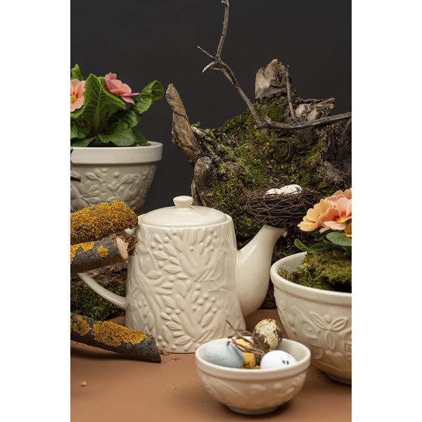 Чайник заварочный birds of paradise, 1 л, кремовый Liberty Jones