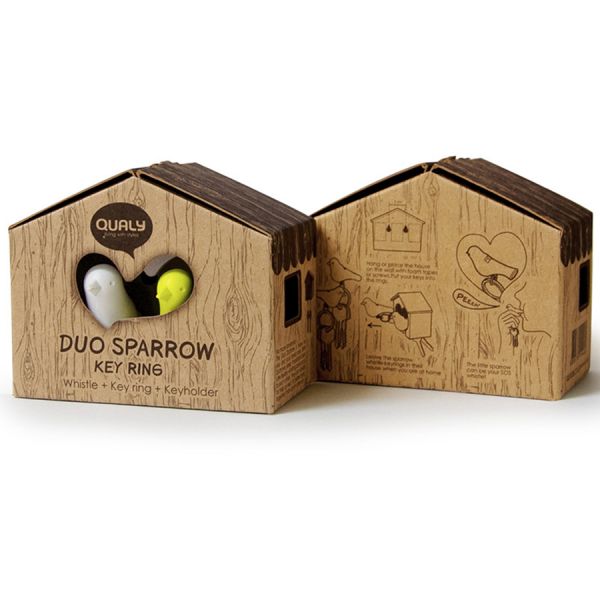 Держатель для ключей sparrow белый/голубой