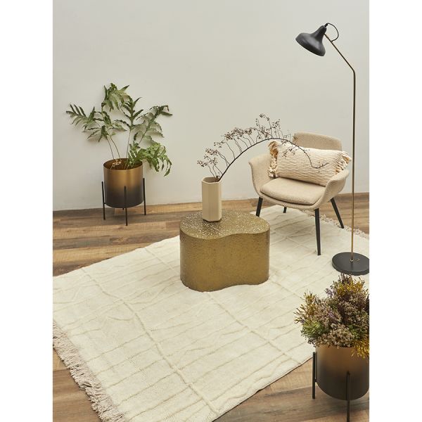 Ковер из новозеландской шерсти и хлопка raipur из коллекции ethnic 120х180 см Tkano