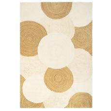 Ковер из джута, шерсти из хлопка agra из коллекции ethnic 160х230 см Tkano