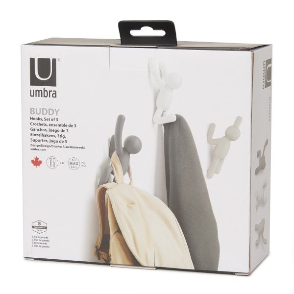 Набор крючков Buddy 3 шт