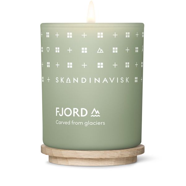 Свеча ароматическая fjord с крышкой 65 г (новая)