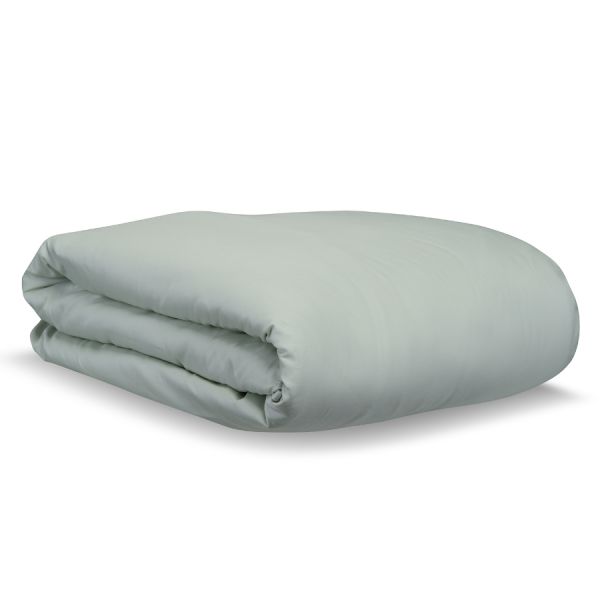 Комплект постельного белья двуспальный из сатина мятного цвета из коллекции wild