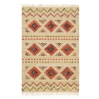 Ковер из шерсти по мотивам башкирских орнаментов из коллекции cultural heritage, 120х180 см Tkano