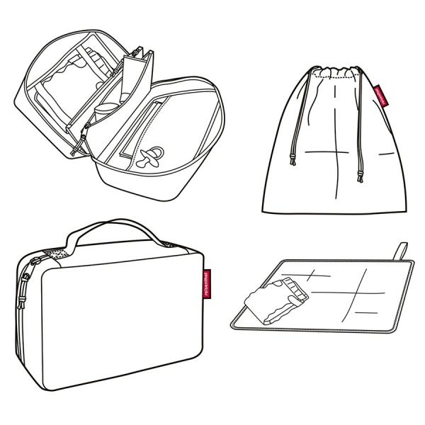 Сумка-органайзер babycase twist silver