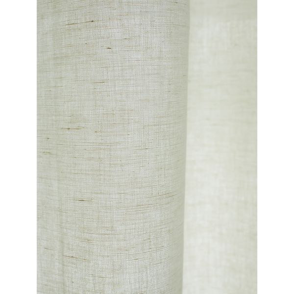 Штора из хлопка и льна кремового цвета из коллекции essential, 150х290 см Tkano