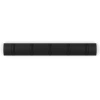 Вешалка настенная flip 50.8 см, 5 крючков, черная, Umbra, 318850-040