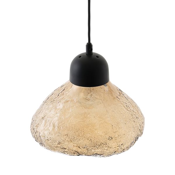 Светильник подвесной frozen light, D25 см, янтарный Bergenson Bjorn