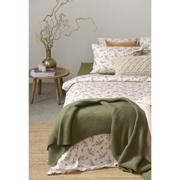 Набор из двух наволочек из сатина с принтом 'Степное цветение' из коллекции prairie 70х70 см