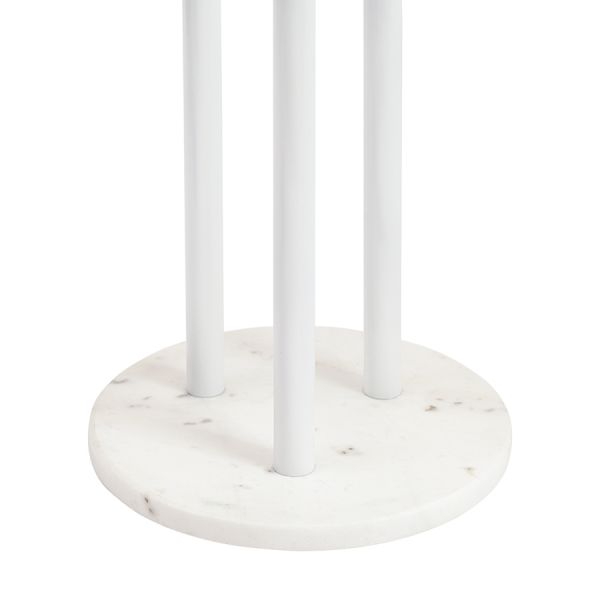 Вешалка напольная solheim, 171 см, белый мрамор/натуральное дерево