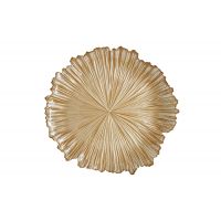 Тарелка обеденная 28 см, стекло, золотистая, Ray ANNA LAFARG