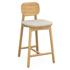 Стул полубарный saga, рогожка, бежевый Latitude