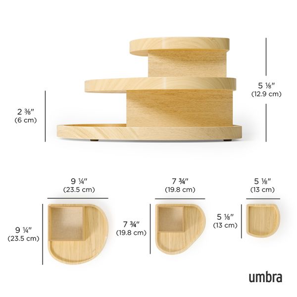 Шкатулка cove, натуральное дерево Umbra
