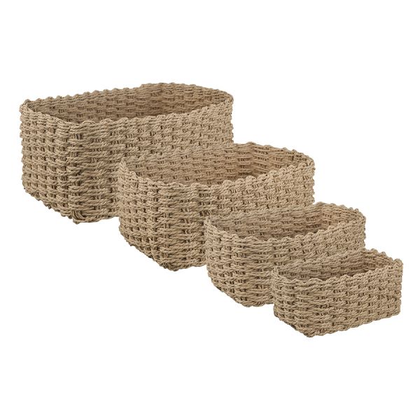 Корзина для хранения hagen, 26х16х11 см, бежевая