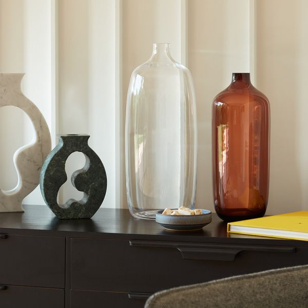 Ваза vessel, 38 см, коричневая LSA International