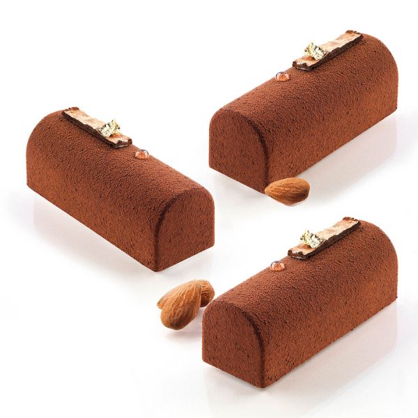 Форма для приготовления пирожных midi buche силиконовая