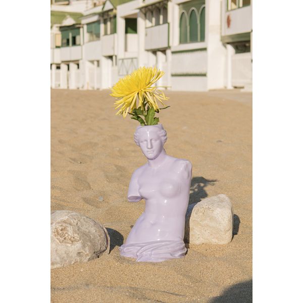 Ваза для цветов venus, 31 см, лиловая Doiy