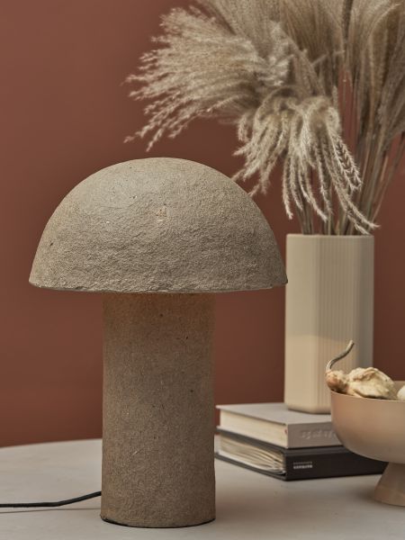 Лампа настольная texture sleek, D32х42 см, бежевая Bergenson Bjorn