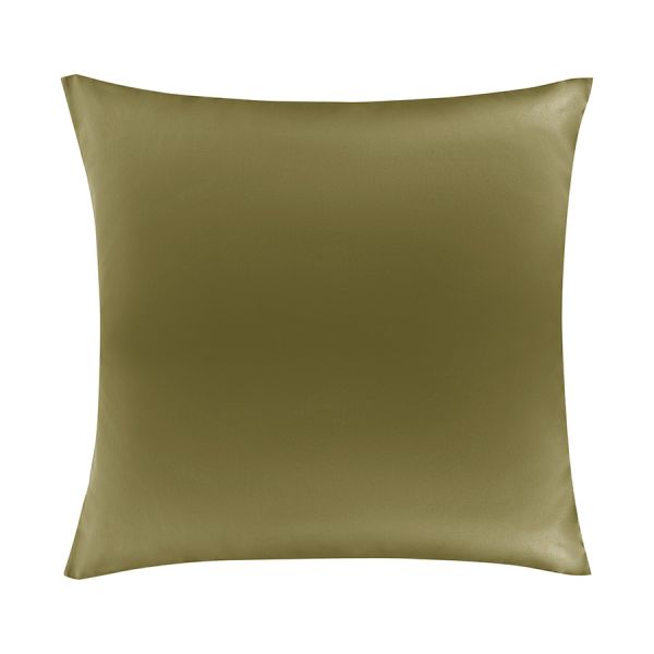 Набор наволочек из премиального сатина оливкового цвета из коллекции essential, 70х70 см Tkano