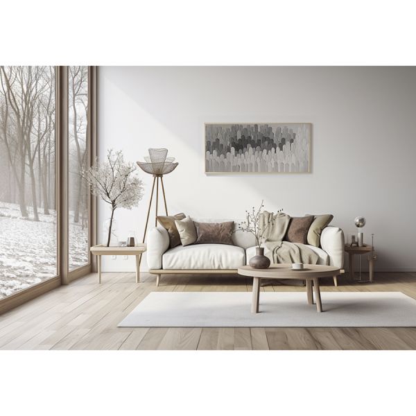 Торшер vinger, D53х153 см, белый/бежевый/золотой Bergenson Bjorn