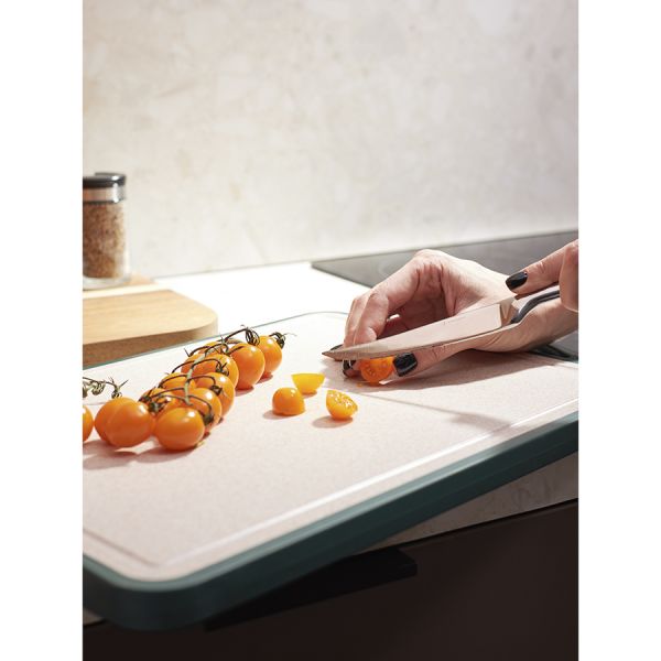Доска разделочная из пшеничного волокна и черного дерева arlett, 44,5х30,5 см, темно-зеленая Smart Solutions