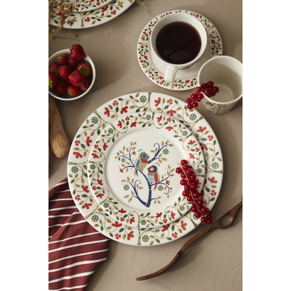 Тарелка love birds из коллекции birds of paradise 28 см Liberty Jones