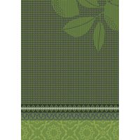 Полотенце кухонное 38х54 см, 100%хлопок, зеленое, SOUS LES CITRONNNIERS Le Jacquard Francais