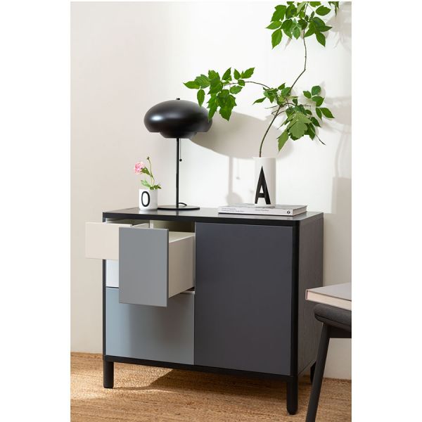 Комод saga tol 82х45х75 см черный