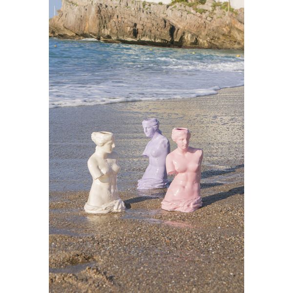 Ваза для цветов venus, 31 см, белая Doiy