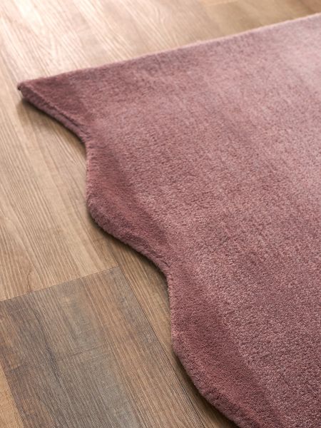 Ковер из шерсти over horizon 180x230 см цвета марсала из коллекции trendy ruffles Tkano