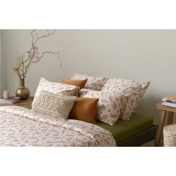 Набор из двух наволочек из сатина с принтом 'Степное цветение' из коллекции prairie 70х70 см