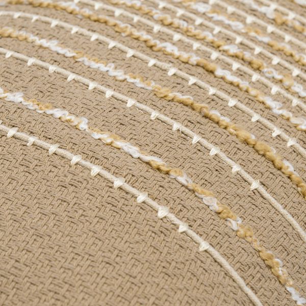 Подушка декоративная базовая flowers серо-бежевого цвета из коллекции ethnic 30х45 см Tkano