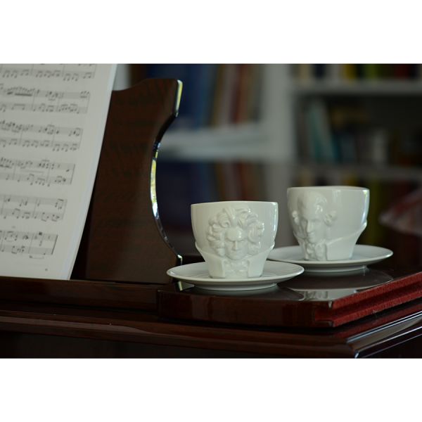 Чайная пара talent ludwig van beethoven 260 мл белая