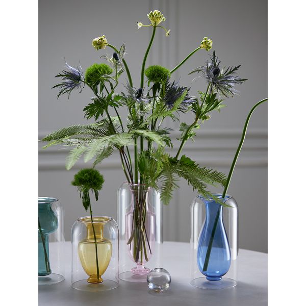 Ваза muse 16 см, бирюзовая Bergenson Bjorn