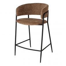 Стул полубарный helning, мягкий шенилл, светло-коричневый Bergenson Bjorn