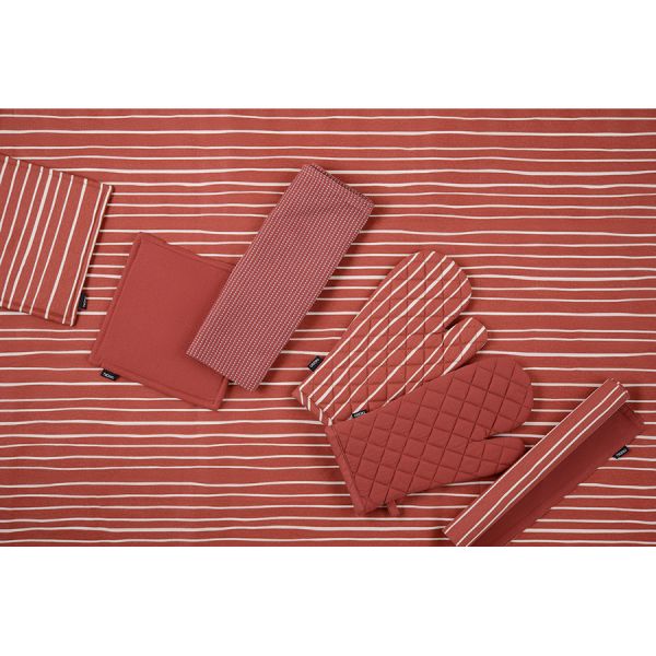 Прихватка из хлопка терракотового цвета из коллекции prairie, 22х22 см Tkano