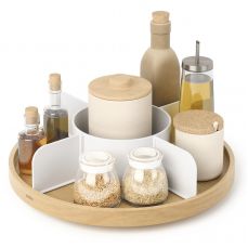 Органайзер для специй bellwood, белый/натуральное дерево Umbra
