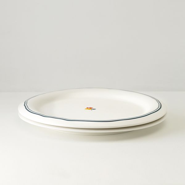 Набор обеденных тарелок plush, little petals, 26 см, 2 шт Liberty Jones