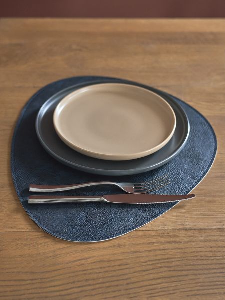 Набор из 4-х двухсторонних сервировочных салфеток drop, 33х41 см, синий/светло-серый Liberty Jones