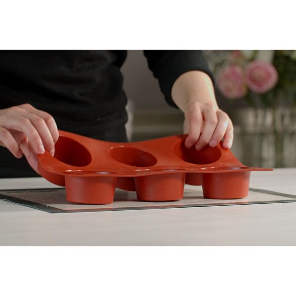 Форма для приготовления маффинов muffin 18 х 33,5 см силиконовая