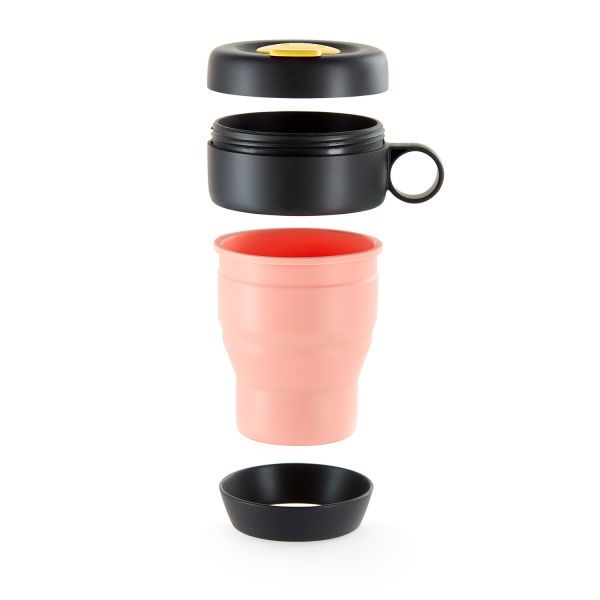 Кружка складная коралл Lekue 