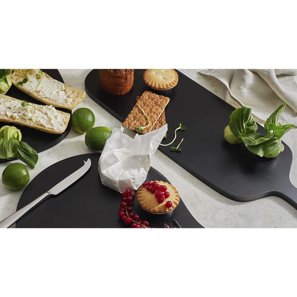 Доска сервировочная rubris 20х60 см, черная Liberty Jones