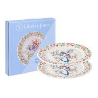 Набор тарелок love birds из коллекции birds of paradise в подарочной упаковке, 21 см, 2 шт Liberty Jones